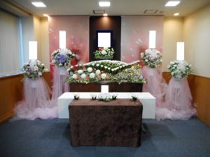 お葬式のひなた祭壇事例（その1）